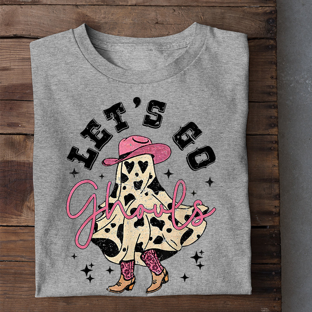 Halloween Cowboy T-shirt, Let's Go, Gift For Cowboy Lovers, Horse Tees