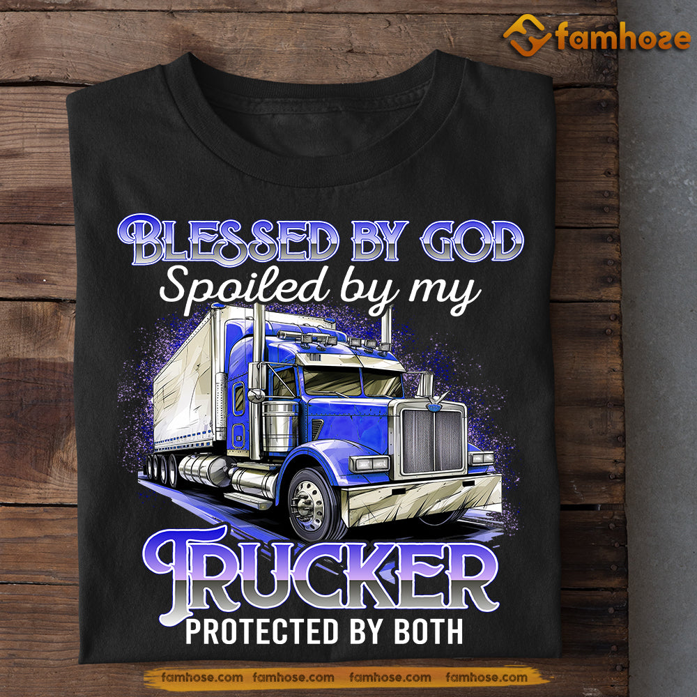 Truck Driver Gifts, Badass Trucker Tumbler, Fathers Day Truck