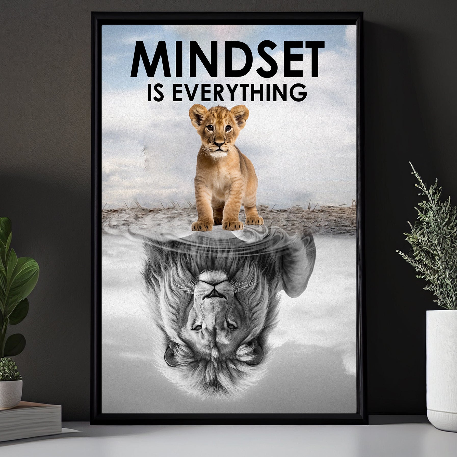 Mindset hotsell Is Everything Poster Painting canvas 20*30inch