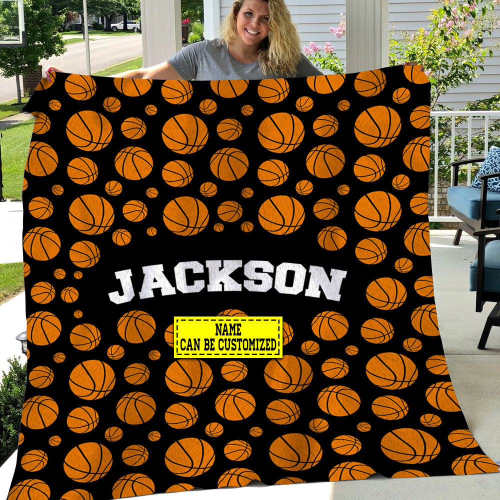Personalized Basketball Blanket, This Is My Blanket Fleece Blanket - Sherpa Blanket Gift For Basketball Lovers, Basketball Players