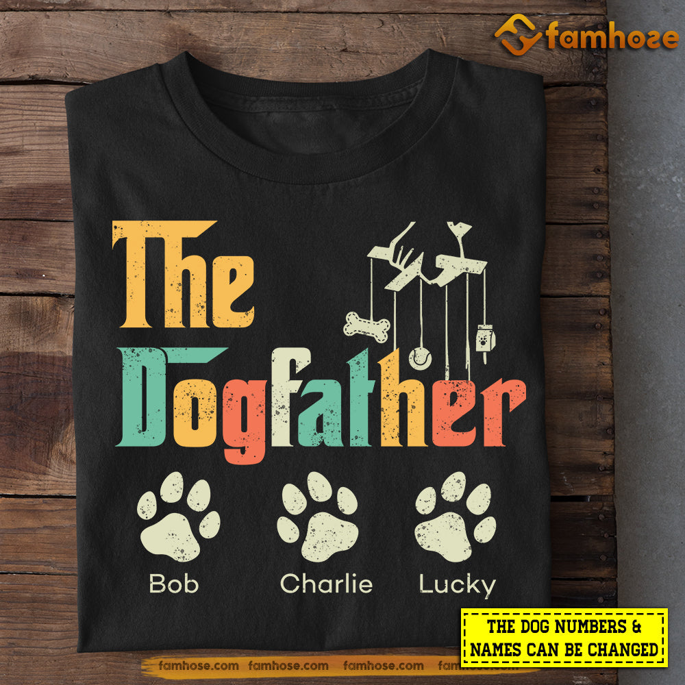 Personalized Dog Dad T-shirt, The Dog Father, Father's Day Gift For Dog Lovers, Dog Owners, Dog Mom Tees