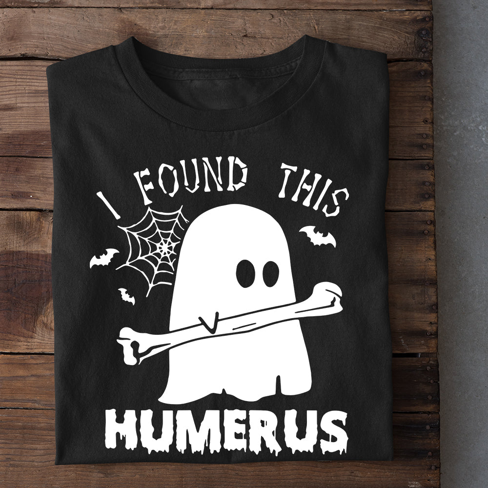 Halloween Shirt I Found This Humerus Cat T Shirt I Found This