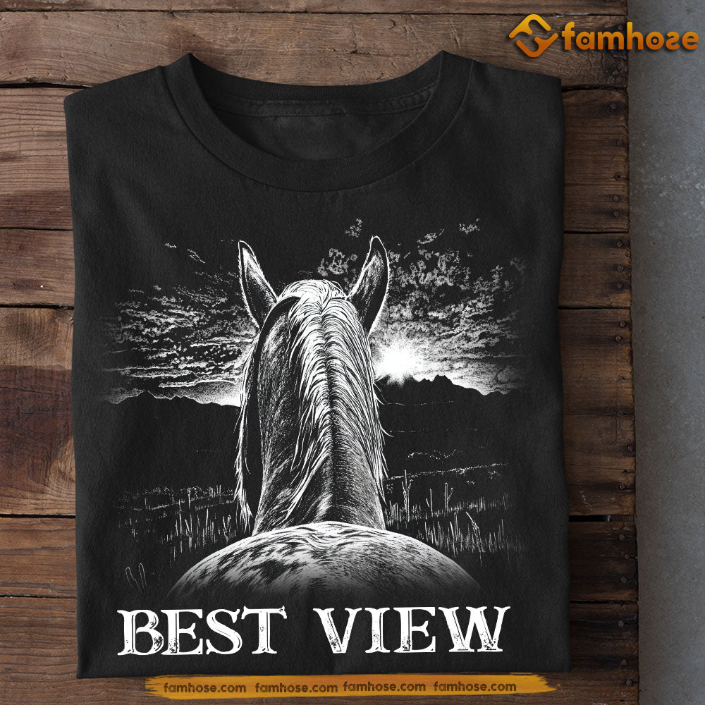 Funny Horse Riding T-shirt, Best View Tees Gift For Horse Lovers