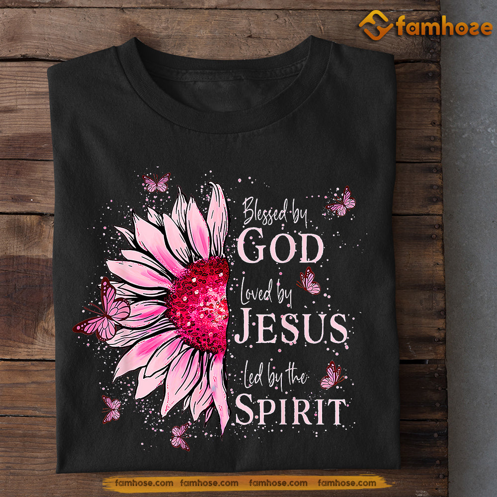 God T-shirt, God, Jesus And Spirit Tees Gift For God Lovers, Christian Lovers, Flowers Lovers