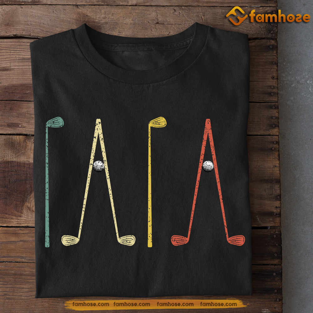 Vintage Golf Dad T-shirt, Papa Sport Tees Father's Day Gift For Golf Lovers