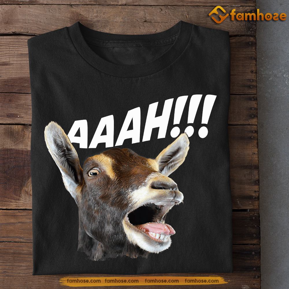 Funny Goat T shirt AAAAh I m A Goat Gift For Goat Lovers Goat Tees Famhose