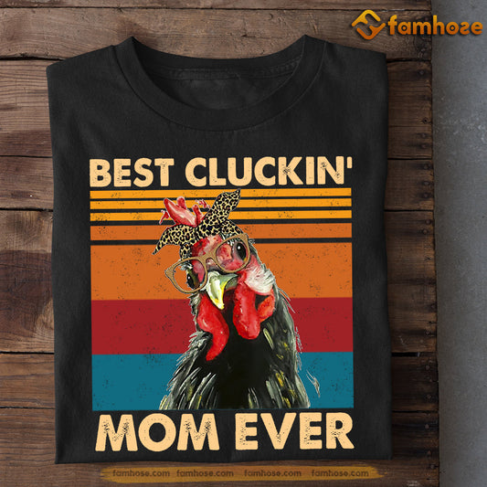 Vintage Mother's Day Chicken T-shirt, Best Cluckin Mom Ever, Gift For Chicken Lovers, Chicken Tees