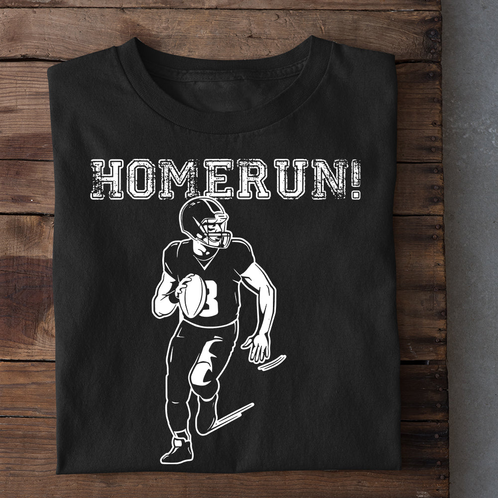 Football T-shirt, Homerun, Gift For Football Lovers, Football