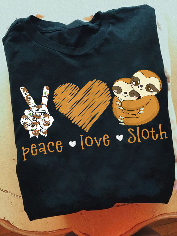 Peace Love Sloth, I Take Naps, Sloth T-shirt, Team Sloth Lover Gift, Sloth Tees