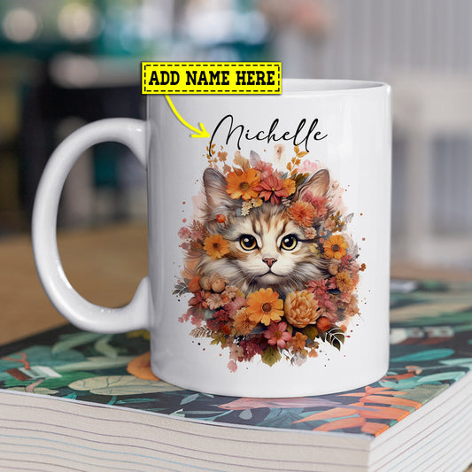 Personalized Cat Mug, My Level Of Sarcasm Depends On Your Level, Gift Mug, Cups For Cat Lovers, Cat Owners
