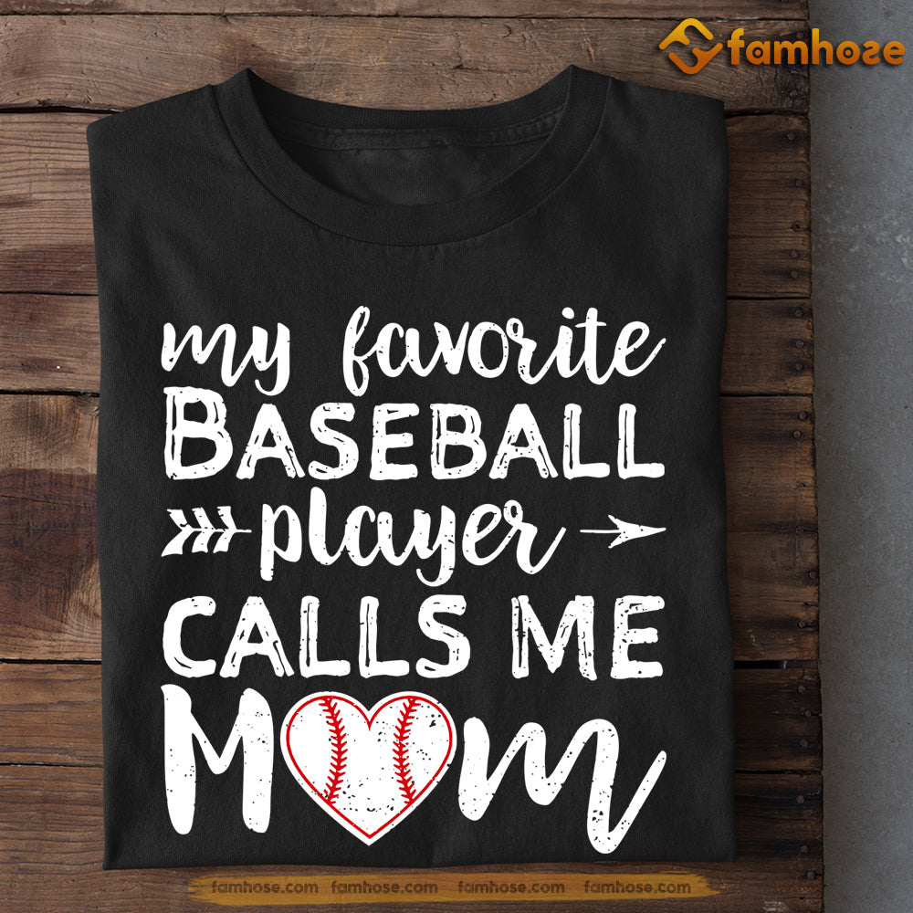 Baseball Mom Shirt, My Heart Belongs To A Baseball Player T-Shirt