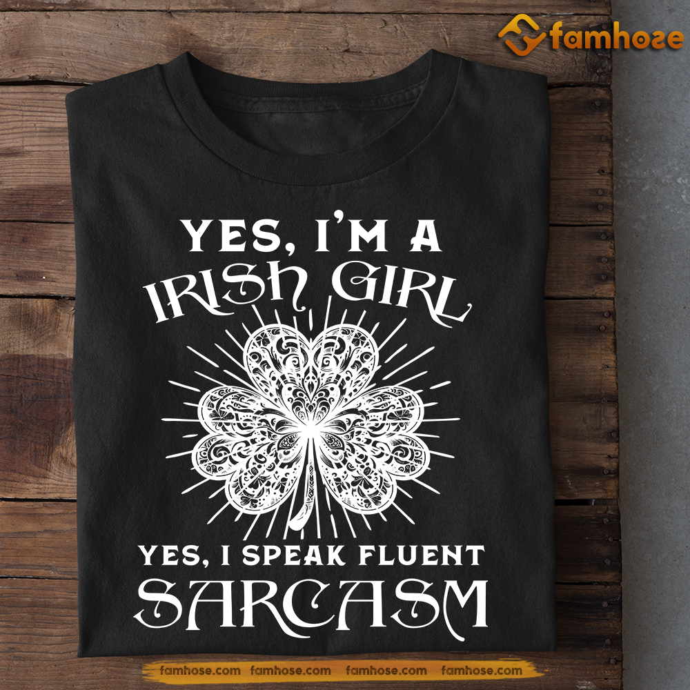 Funny St Patrick's Day T-shirt, I'm A Irish Girl, Patricks Day T-shirt, Irish Gift