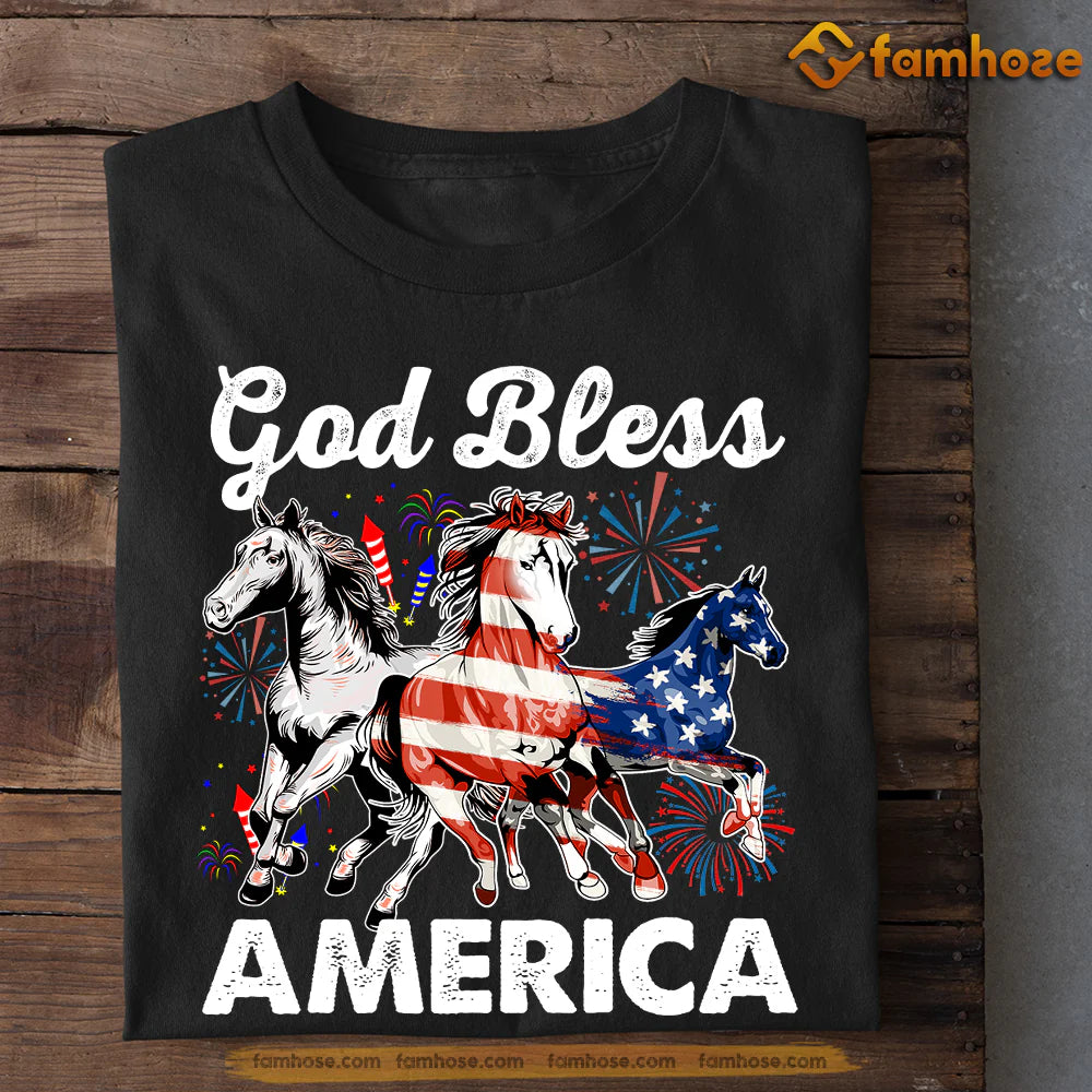 T-shirt 'God Bless America' - Débardeur Patriotique Pour Le 4 Juillet - Homme, Femme, Enfant