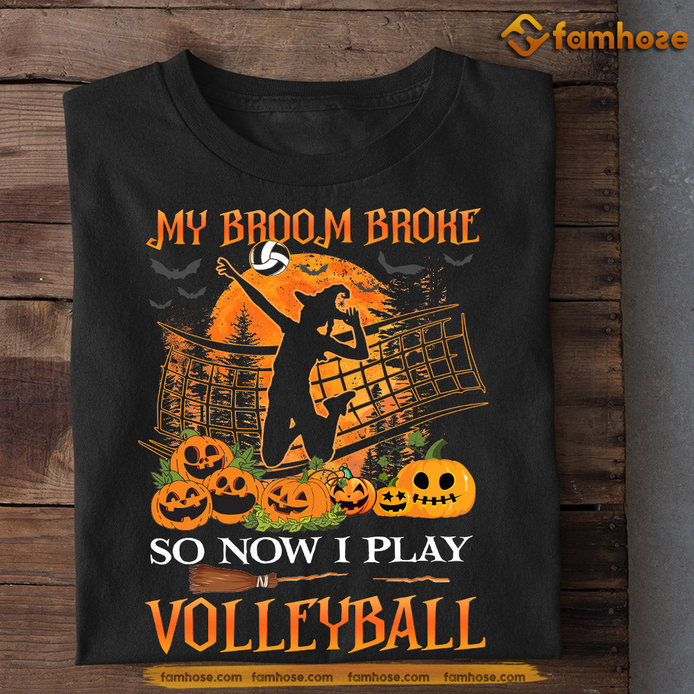 Halloween Volleyball T-shirt, I Play Volleyball, Gift For Volleyball Lovers, Volleyball Girls