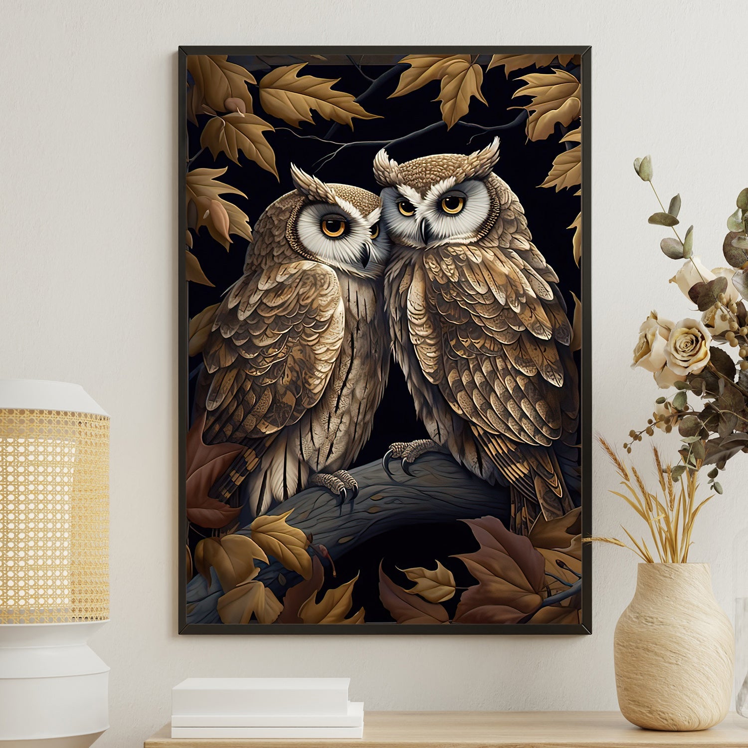 Unique Handmade Multi-Layer Wooden Owl Wall Art – Wildlife Decor, Amazing Gift
