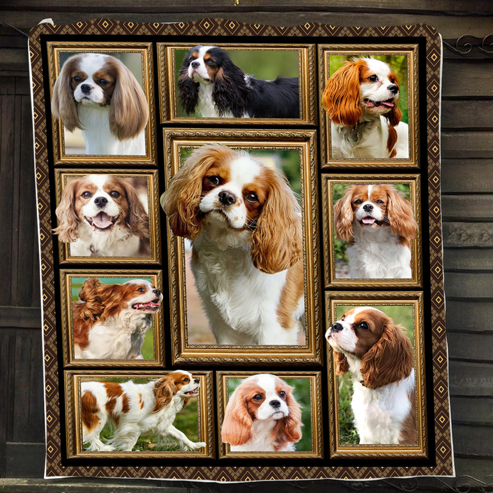 Dog Blanket Baby Cavalier King Charles Spaniel Smile With You Fleece Famhose