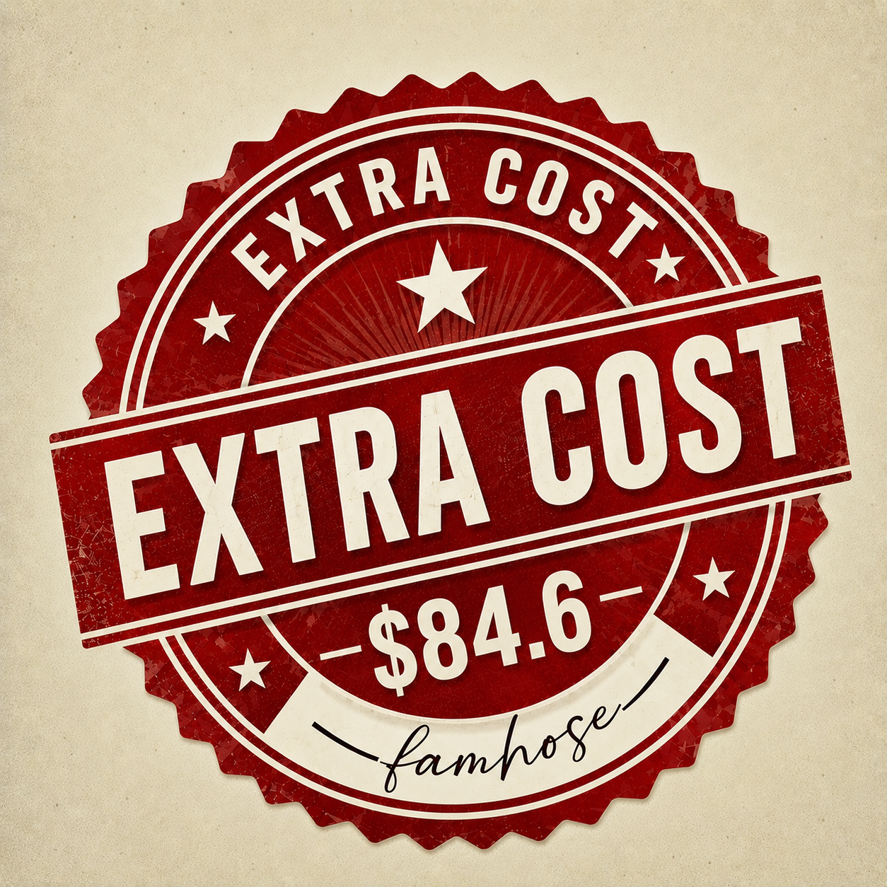 Extra Cost $84.6 Famhose