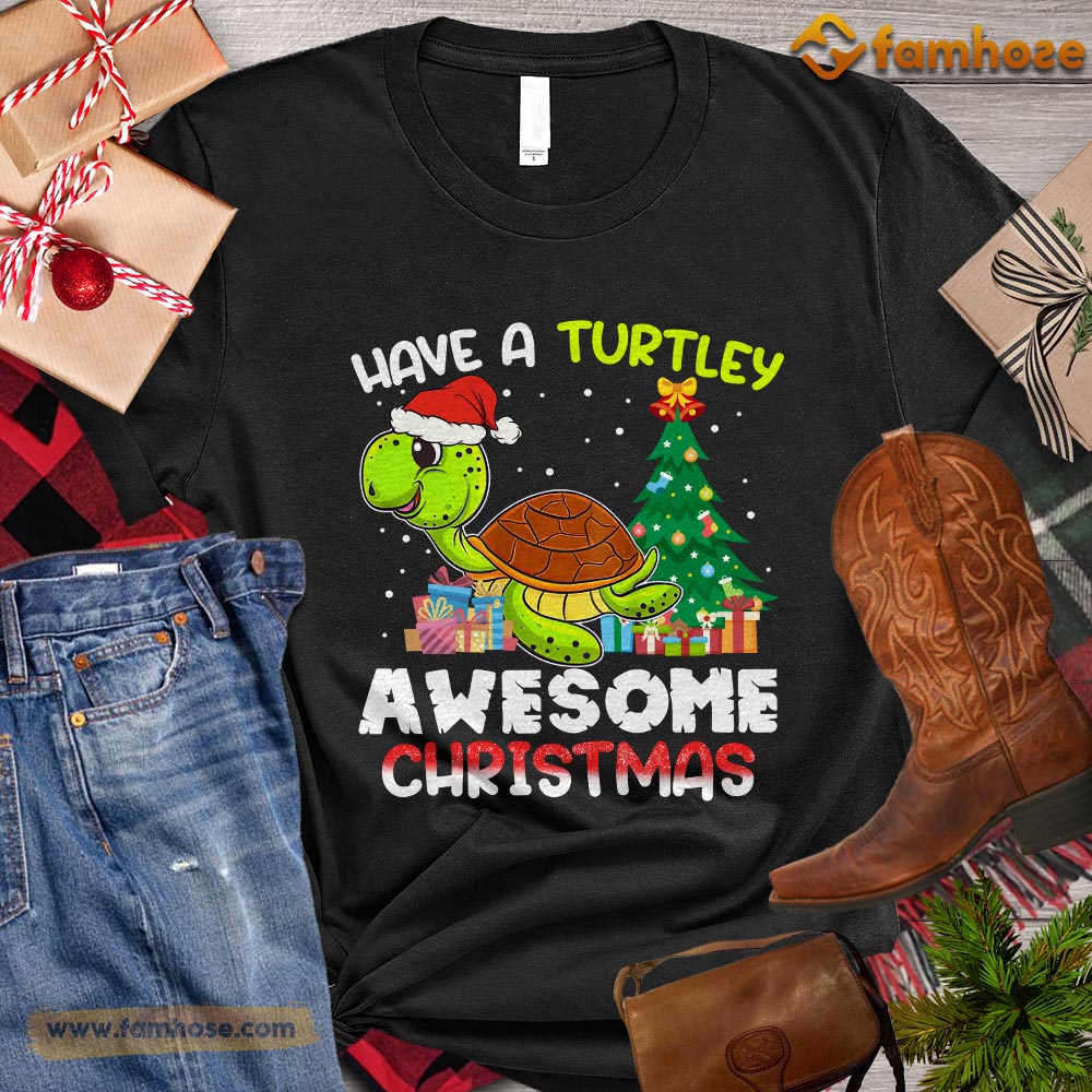 Cute Turtle Mom Tshirt Turtley Awesome Gift