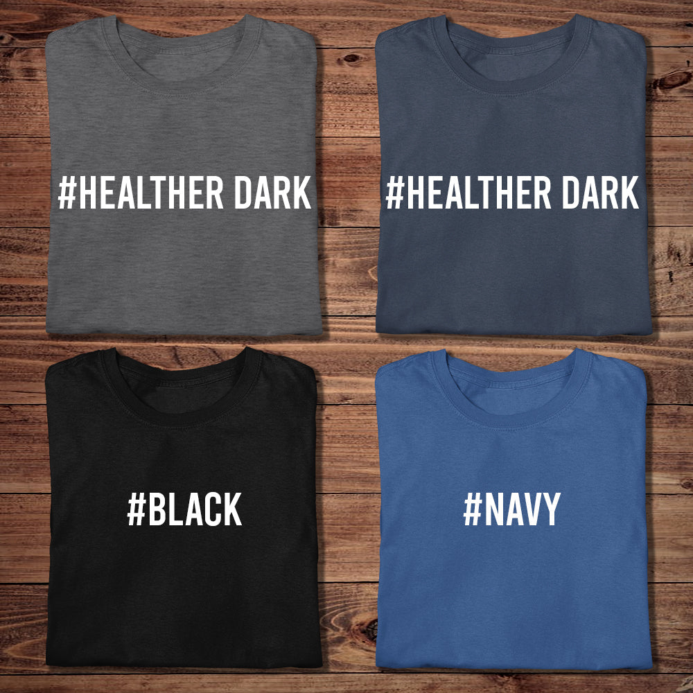 Back Printed Father's Day Horse T-shirt, Behind Every Horse Girl Who Believes In Herself Is A Daddy, Gift For Horse Lovers, Horse Dad Tees, Horse Shirt