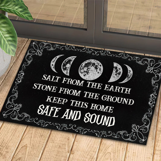 Halloween Doormat, Salt From The Earth, Doormat For Home Decor Housewarming Gift, Welcome Mat Gift