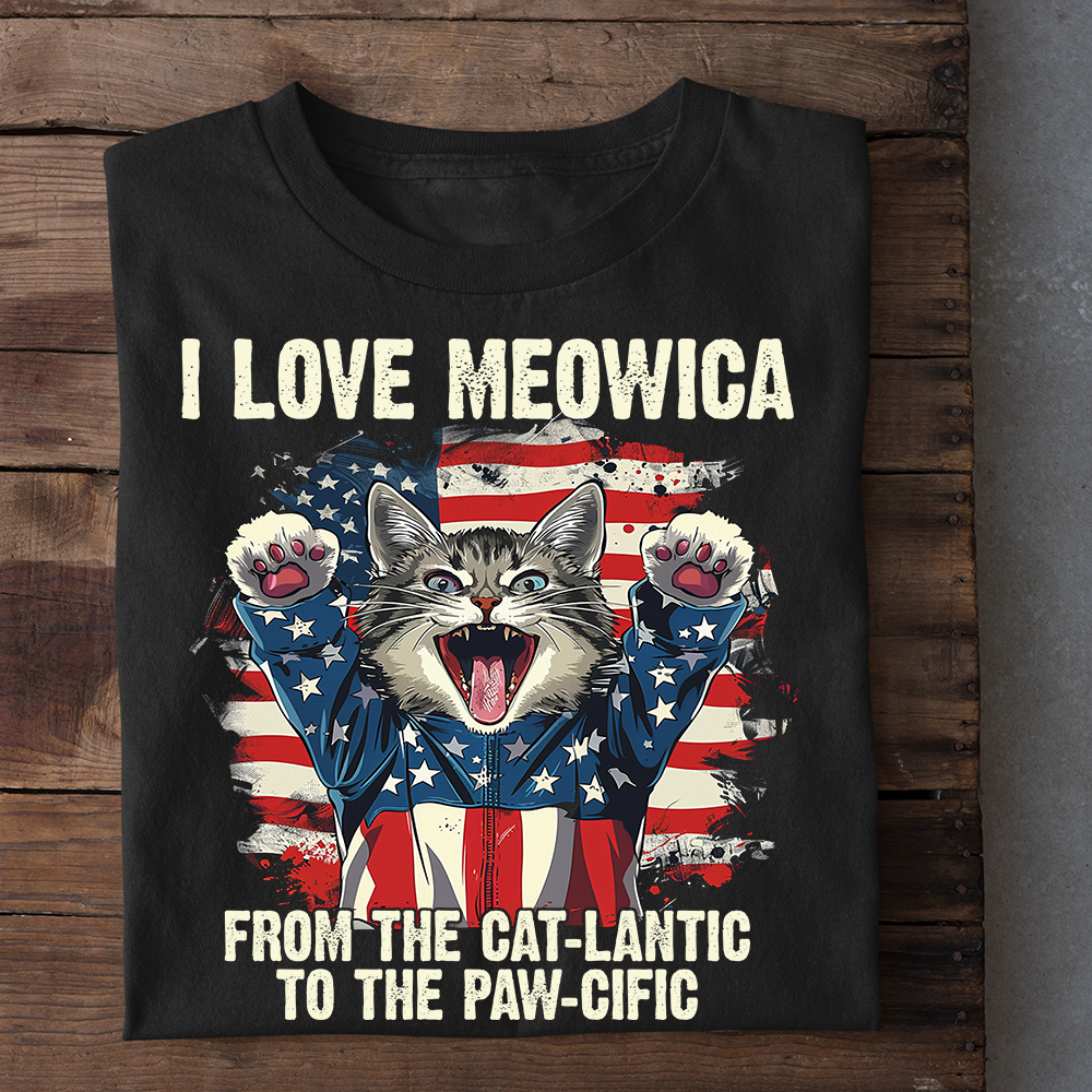 4th of july cat shirt best sale