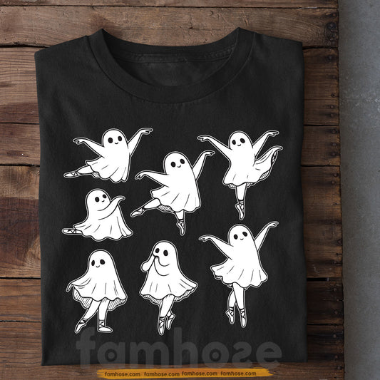 Halloween Ballet Boo T-shirt, Boo-lette Tees Spooky Season Gift For Ballet Lovers, Ghost Lovers