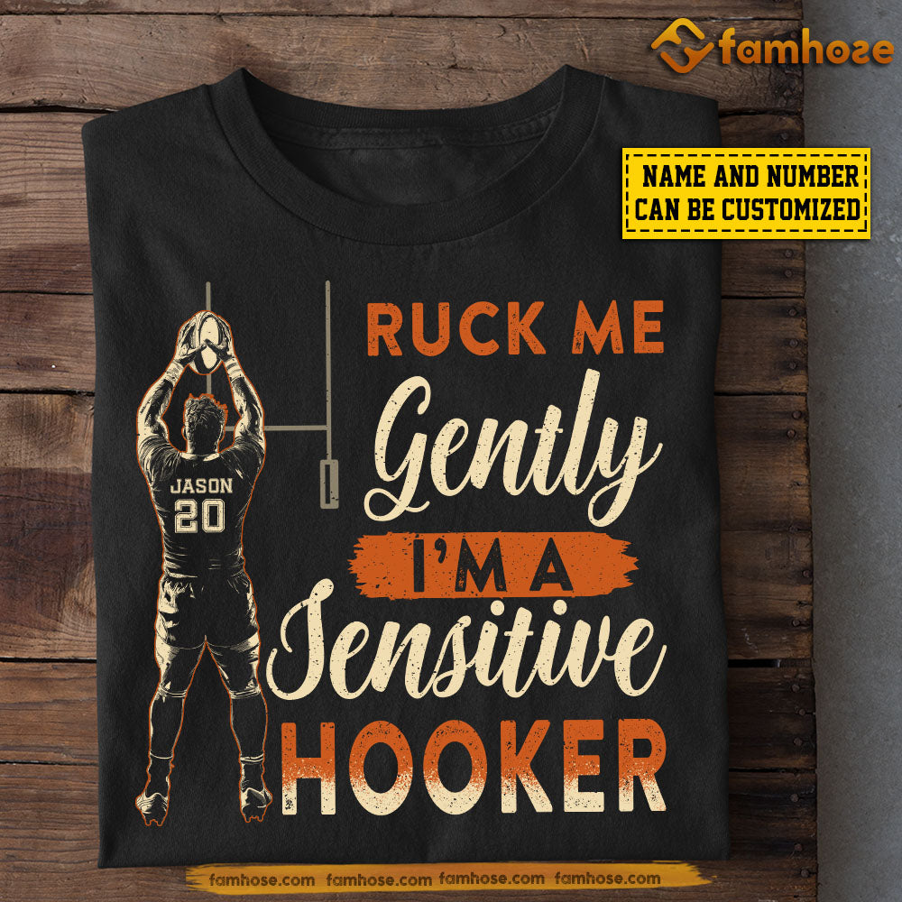 Personalized Rugby Boy T-shirt, Ruck Me Gently Sport Tees Gift For Rugby Lovers