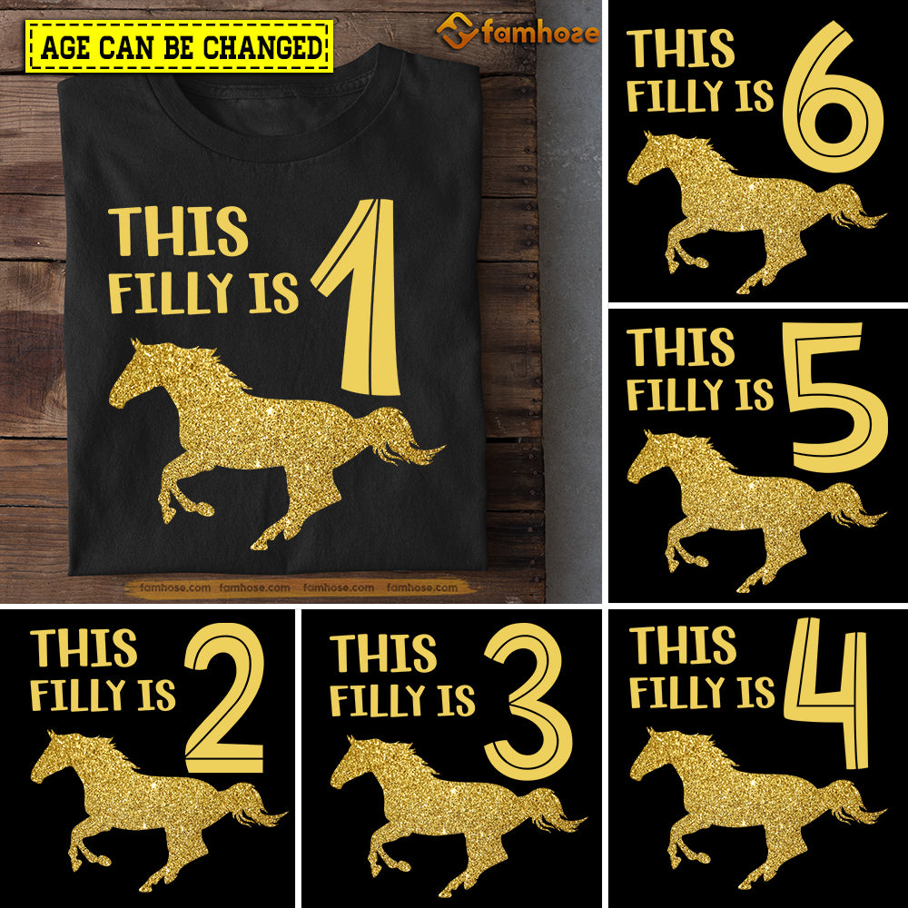 horse birthday shirt