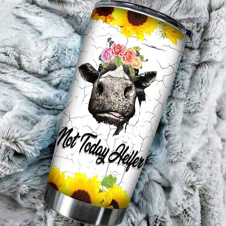 Cow Print Tumbler with Lid and Straw Stainless Steel, Vacuum Insulated 20  Oz Cow Tumbler - Cow Gifts for Cow Lovers 