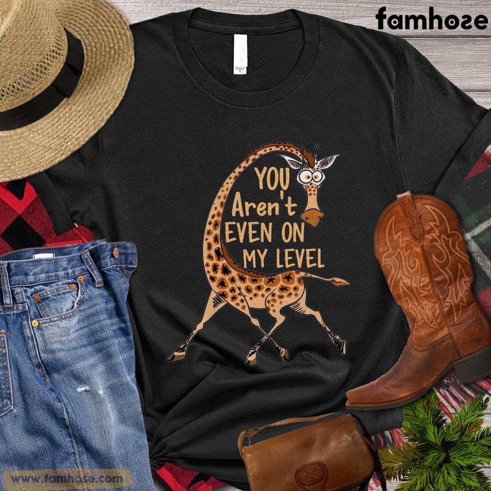 Get On My Level Giraffe | Kids T-Shirt