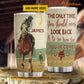 Personalized Horse Tumbler, The Only Time You Should Ever Look Back Is To See How Far You've Come Stainless Steel Tumbler, Tumbler Gifts For Horse Lovers