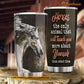 Horse Tumbler, Horses The Only Animal That Will Teach You Stainless Steel Tumbler, Tumbler Gifts For Horse Lovers