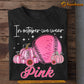 Softball T-shirt, In October We Were Pink, Gift For Softball Lovers Who Supports Breast Cancer Awareness, Softball Players