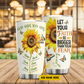 Personalized Butterfly Tumbler,God Says You Are, Sunflower Butterfly Stainless Steel Tumbler, Tumbler Gifts For Butterfly Lovers