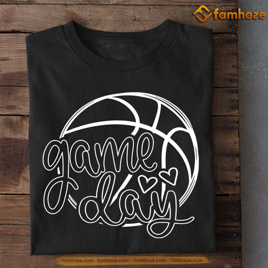 Basketball T-shirt, Game Day, Gift For Basketball Lovers, Basketball Tees