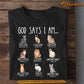 Cat T-shirt, God Says I'm Special Chosen Unique Loved, Gift For Cat Lover Cat Owners, Cat Tees