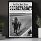Secretariat Horse Canvas Painting, Secretariat Has Record Setting Triple Crown Wall Art Decor, Poster Gift For Horse Racing Lovers, Fan Of Kentucky Derby