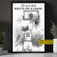 Personalized Basketball Woman Canvas Painting, Do Your Best When No One Is Looking Sports Wall Art Decor, Poster Gift For Basketball Lovers
