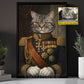 Personalized Victorian Cat Canvas Painting, Noble Cat Portrait Wall Art Decor, Poster Gift For Cat Lovers