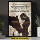 Personalized Horse Riding Girl Canvas Painting, If You Can Imagine It You Can Achieve It Wall Art Decor, Poster Gift For Horse Girl
