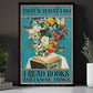 Reading Book Canvas Painting, That's What I Do Wall Art Decor, Poster Gift For Reading Lovers