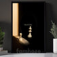 Minimalist Chess Canvas Painting, You Vs You Self Improvement Wall Art Decor, Poster Gift To Decor House Or Office
