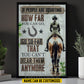 Personalized Horse Riding Girl Canvas Painting, If People Are Doubting How Far You Can Go Inspirational Quotes Wall Art Decor, Poster Gift For Horse Girl