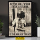 Be The Girl Whom Every Pitcher Is Too Afraid To Face, Personalized Softball Girl Canvas Painting, Sports Quotes Wall Art Decor, Poster Gift For Softball Lovers