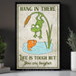 Funny Canvas Painting, Hang In There Wall Art Decor, Poster Gift To Decor House Or Office