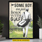 Personalized Golf Man Canvas Painting, Some Boy Are Just Born With Golf Sport Wall Art Decor, Poster Gift For Golf Lover