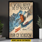 Motivational Personalized Skiing Man Canvas Painting, I Would Rather Die Of Passion Wall Art Decor, Poster Gift For Skiing Lovers