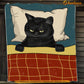 Cool Cat Blanket, Black Cat With The Beautiful Eyes Fleece Blanket - Sherpa Blanket Gift For Cat Lover, Cat Owners