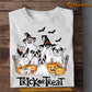 Halloween Dog T-shirt, Truck Or Treat, Spooky Season Gift For Dog Lovers, Dog Owners Tee