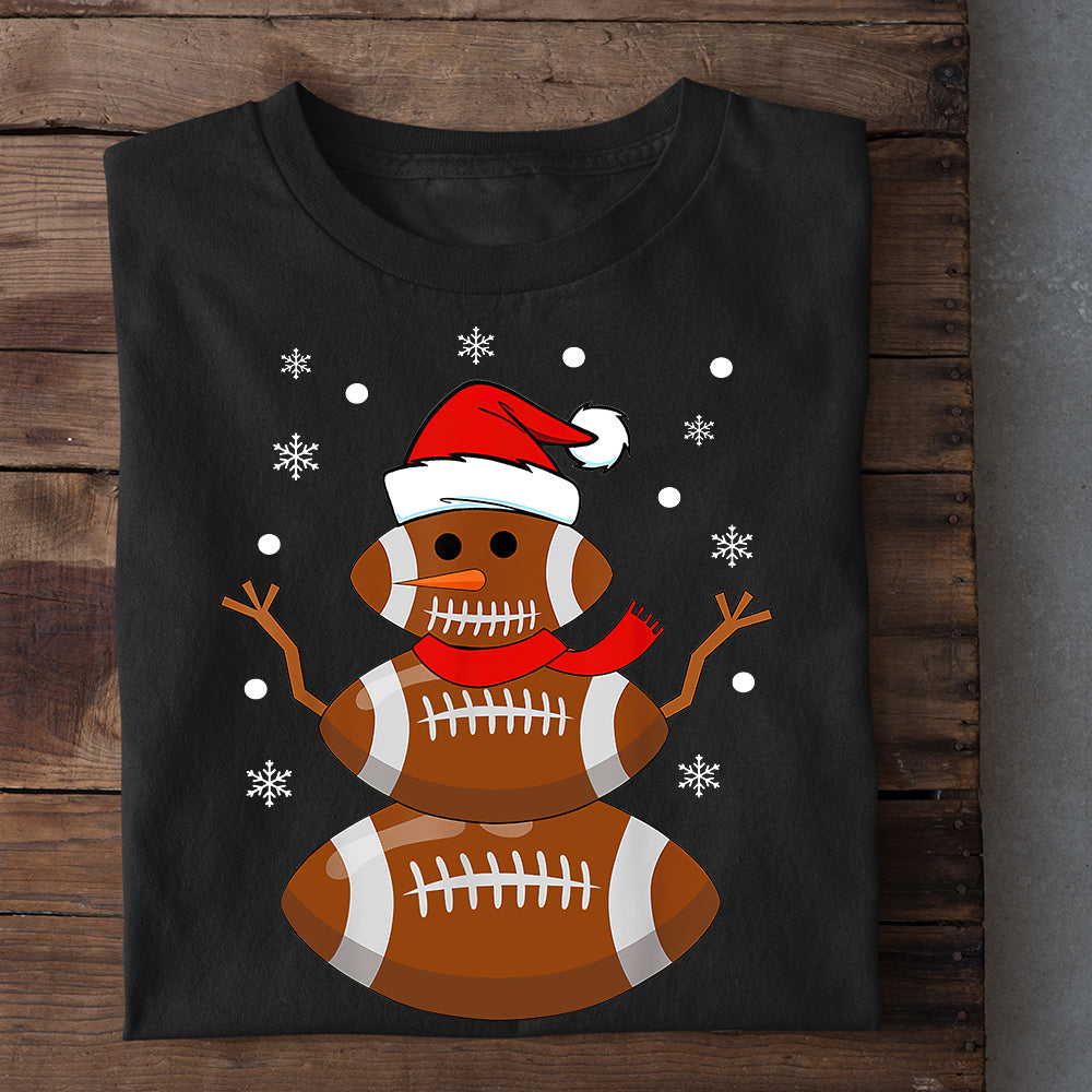 Football Christmas T-shirt, I'm A Snowman Football, Gift For Football Lovers, Football Tees, Football Players